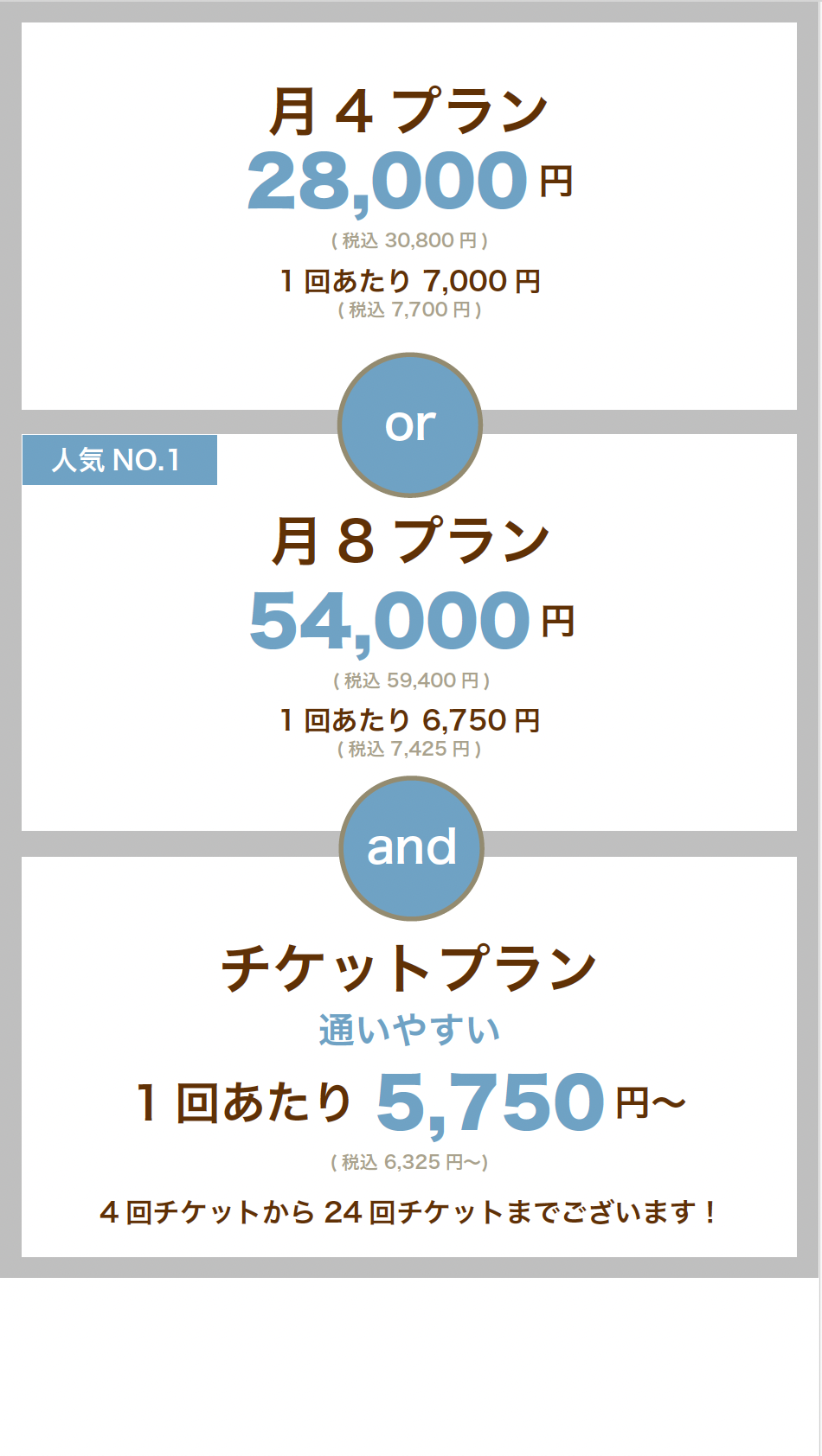 プランとご料金2